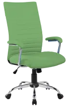 GRACE židle kancelářská, ekokůže zelená