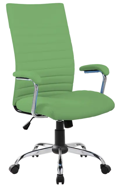 GRACE židle kancelářská, ekokůže zelená