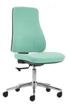 ORION židle kancelářská, kříž chrom, látka AQUA
