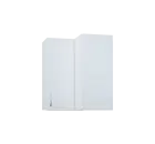 KHR - 50 horní skříňka, 1-dveřová, rohová, pravá, 730x600x600, bílá