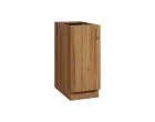 KS - 35D spodní skříňka, 1-dveřová, sokl, levá, 870x350x600, ořech světlý