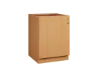 KS - 6D spodní skříňka, 1-dveřová, sokl, levá, 870x600x600, buk royal