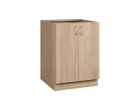 KS - 6D2 spodní skříňka, 2-dveřová, sokl, 870x600x600, dub bardolino