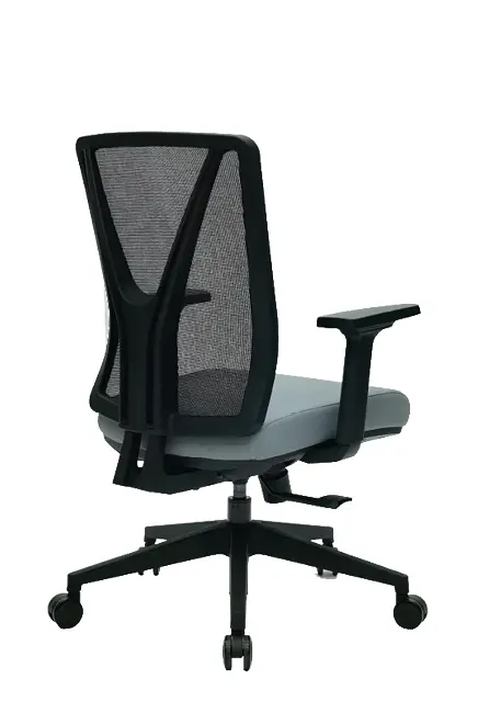 XENA kancelářská židle, kříž černý, šedá