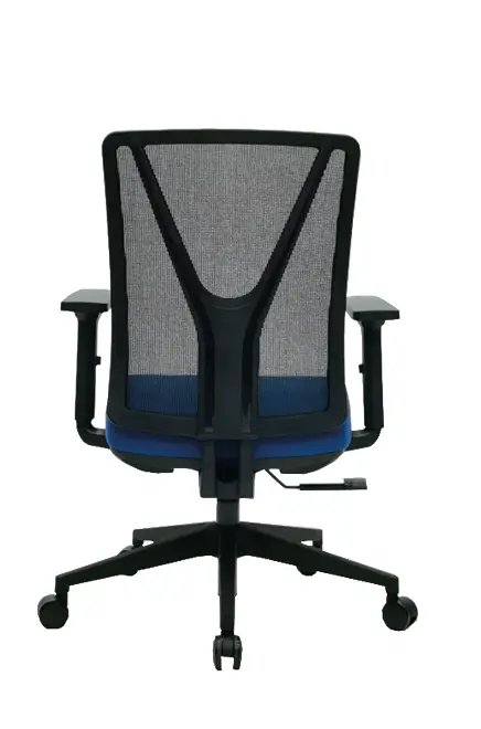 XENA kancelářská židle, kříž černý, modrá