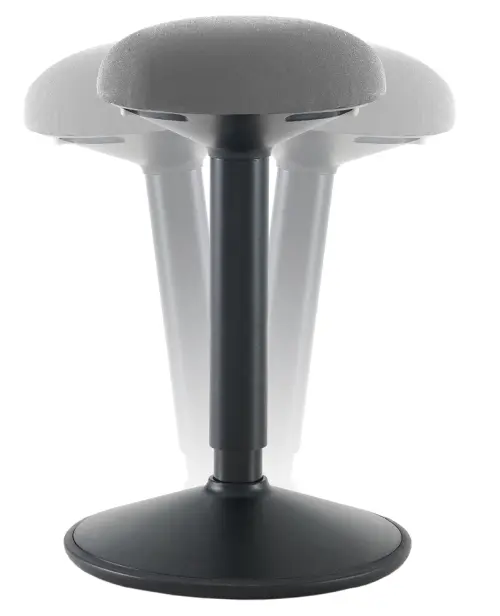 SPINE BALANCE, zdravotní balanční židle, světle šedá