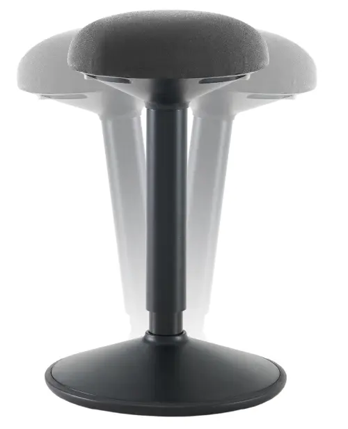 SPINE BALANCE, zdravotní balanční židle, tmavě šedá