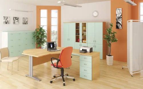 CS - 6D spodní skříňka, 1-dvéřová, levá, 870x600x600, třešeň šumavská