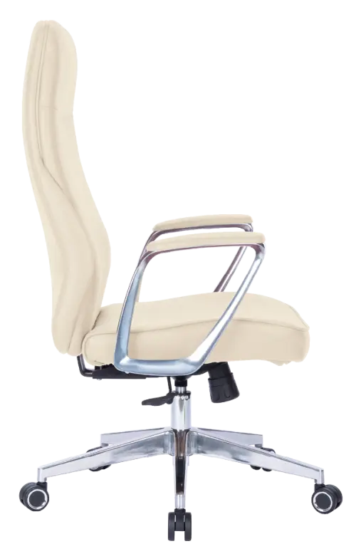 MEDI LUX, kancelářské křeslo, silikonová kůže MEDI SL krémová