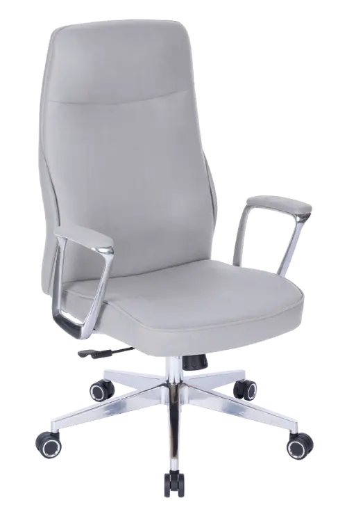 MEDI LUX, kancelářské křeslo, silikonová kůže MEDI SL šedá