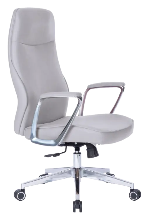 MEDI LUX, kancelářské křeslo, silikonová kůže MEDI SL šedá