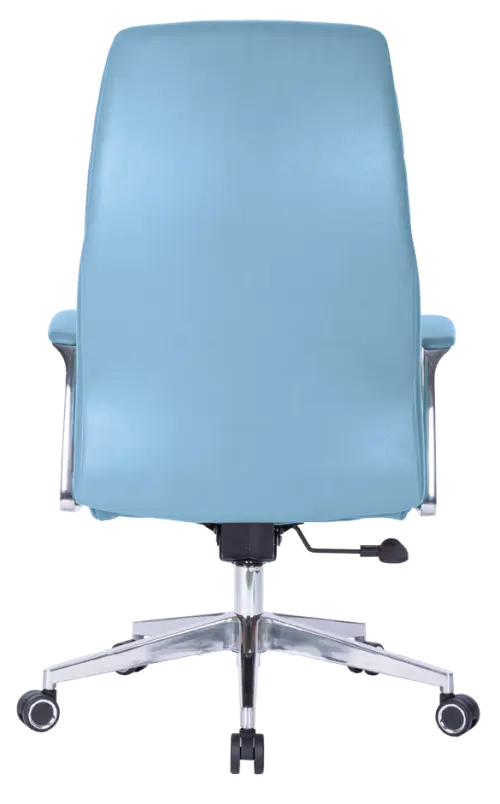 MEDI LUX, kancelářské křeslo, silikonová kůže MEDI SL světle modrá
