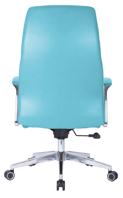 MEDI LUX, kancelářské křeslo, silikonová kůže MEDI SL tyrkysová