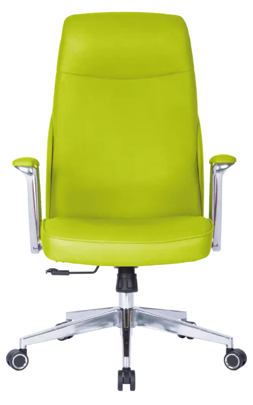 MEDI LUX, kancelářské křeslo, silikonová kůže MEDI SL jarní zeleň