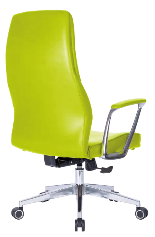 MEDI LUX, kancelářské křeslo, silikonová kůže MEDI SL jarní zeleň