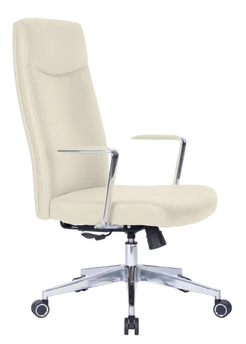 MEDI PURE, kancelářské křeslo, silikonová kůže MEDI SL krémová