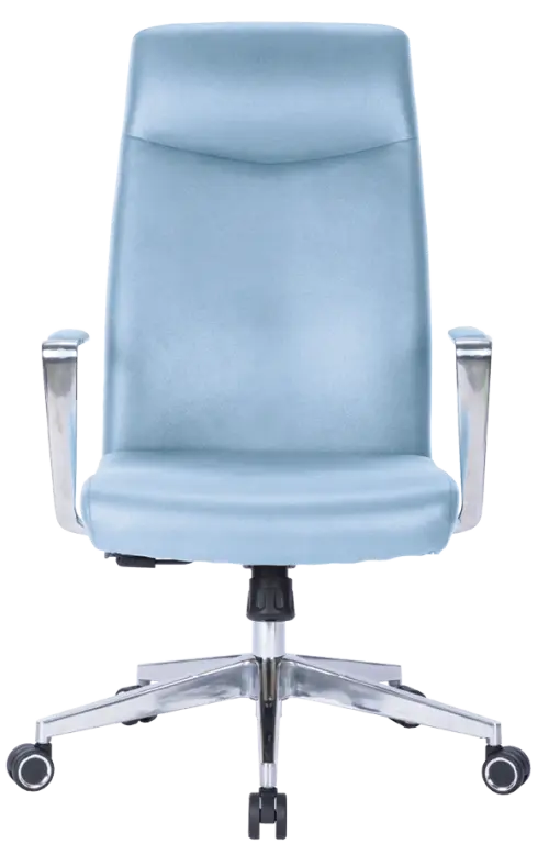 MEDI PURE, kancelářské křeslo, silikonová kůže MEDI SL světle modrá