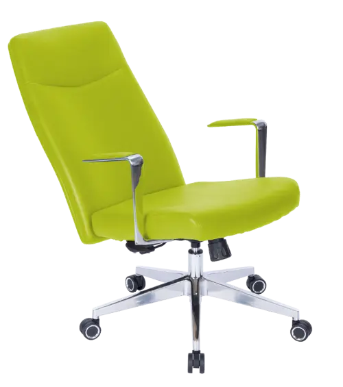 MEDI PURE, kancelářské křeslo, silikonová kůže MEDI SL jarní zeleň