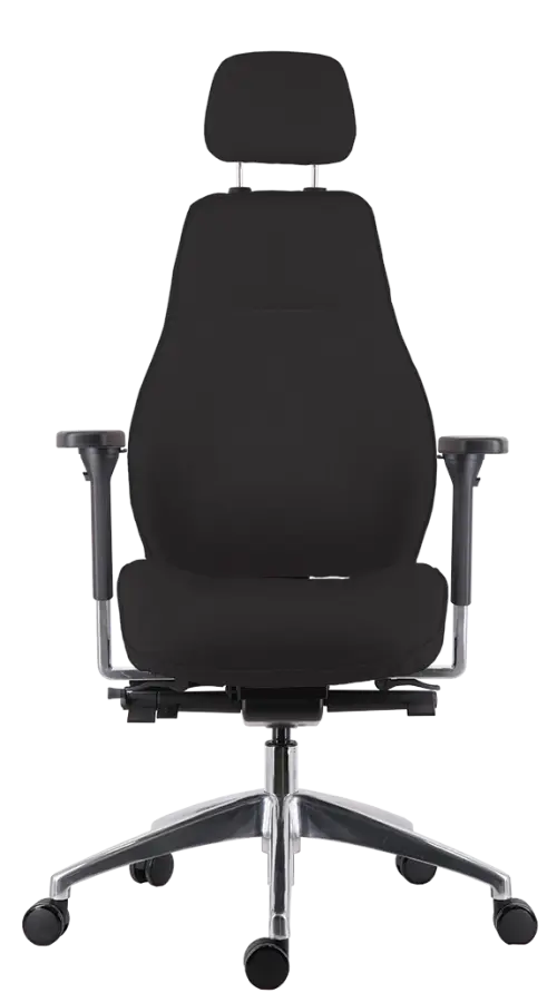 PRESTIGE, židle kancelářská, látka černá