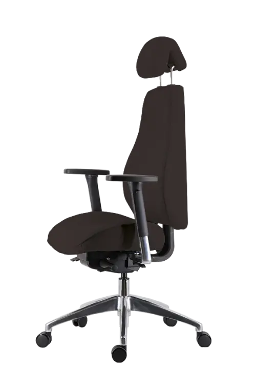 PRESTIGE, židle kancelářská, látka černá