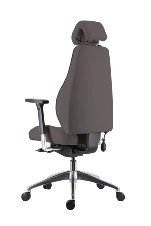 PRESTIGE, židle kancelářská, látka šedá