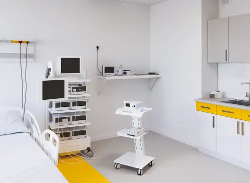 VP - 501, vozík přístrojový, 3 police, bílý