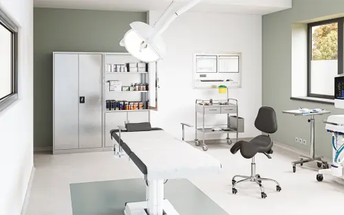 SADDLE 21, pracovní židle sedlová, ekokůže černá