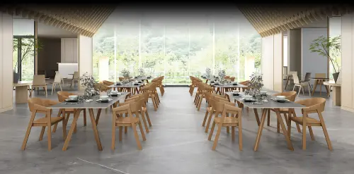 HARMONY, dřevěná konferenční, jídelní židle