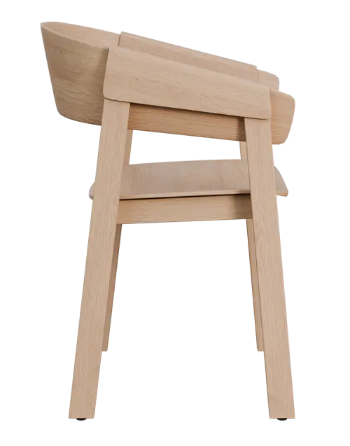 HARMONY, dřevěná konferenční, jídelní židle