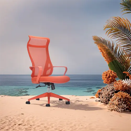 CORAL, kancelářská židle, černá