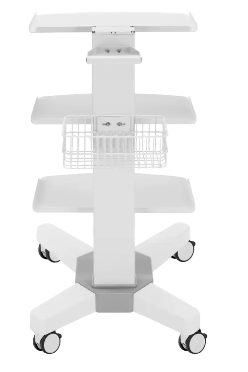 VPI - 13, výškově stavitelný přístrojový vozík, bílý