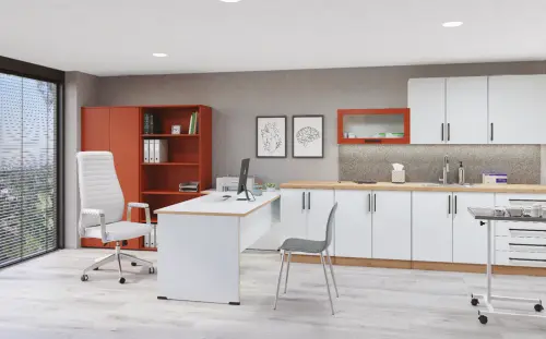 CHVVP - 6D horní skříňka, 2 výklopy, 730x600x300, buk royal