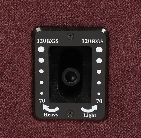 LIFT SENIOR 120, křeslo se zvedacím mechanismem sedáku, vínová látka