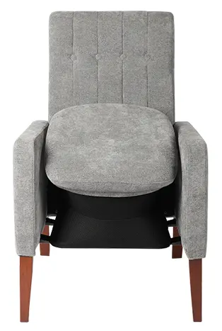 LIFT SENIOR 120, křeslo se zvedacím mechanismem sedáku, vínová látka