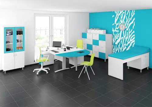 SH5 - 45D horní skříňka, 1-dveřová, pravá, 580x450x300, bříza světlá