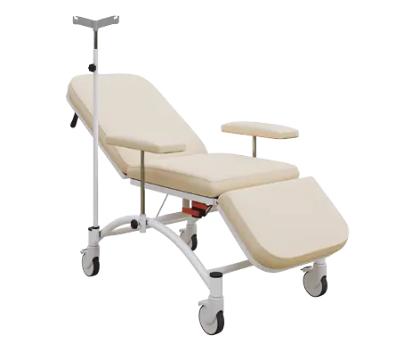 OZC - 12 křeslo odběrové, světle šedé