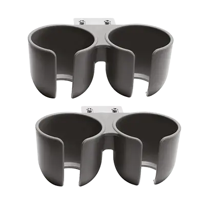 UZ - 01, utrazvukový vozík, 4 držáky pro sondy, drátěný košík, šedý