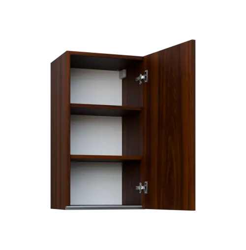 MHH - 4D horní skříňka, 1-dveřová, pravá, 730x400x300, ořech královský