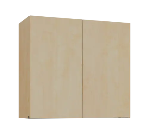 MHHR - 8 horní skříňka, 1-dveřová, rohová, pravá, 730x800x300, bříza světlá