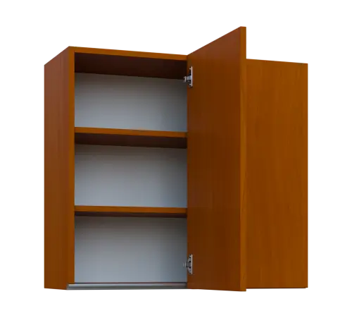 MHHR - 8 horní skříňka, 1-dveřová, rohová, pravá, 730x800x300, třešeň šumavská