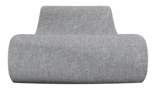 RONDO OUT, sedací segment vnější, látka šedá