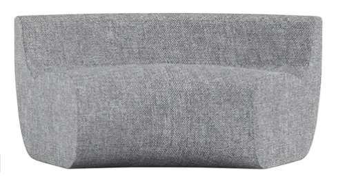 RONDO IN, sedací segment vnitřní, látka šedá
