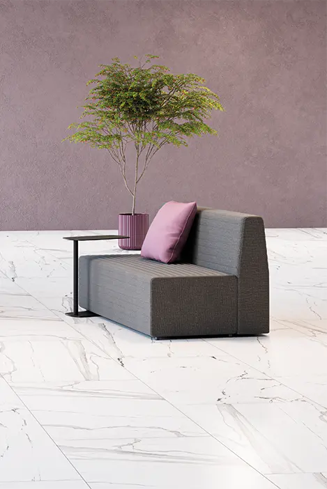 LOOP, pohovka, látka šedá