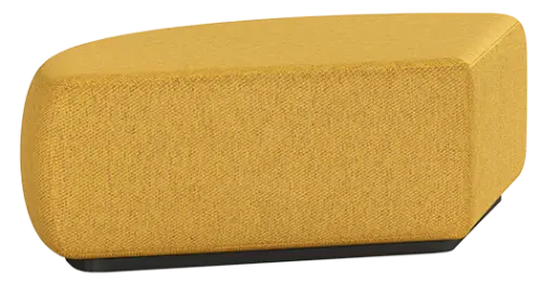 TRIANGL, pohovka, látka žlutá