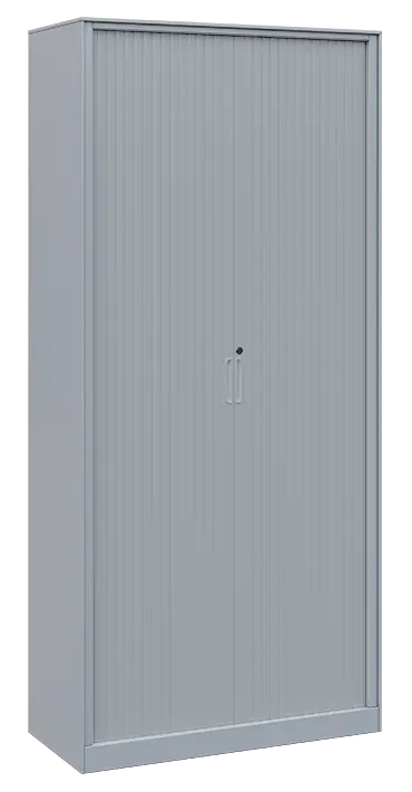 ROL 195 S skříň kovová žaluziová, 1950x900x400 mm, šedý korpus/šedá roleta