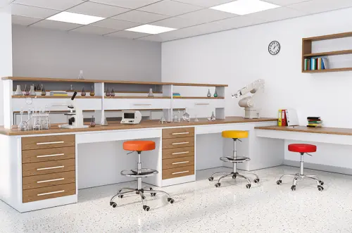 LZ 21SP židle lékařská, HR sedák, ekokůže červená