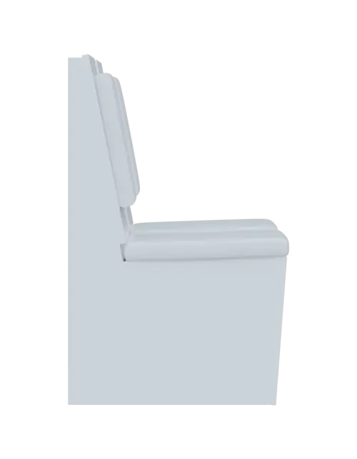 RE LAV - 1200 lavice do čekárny, 2-sedák, 1000x1200x435, bílá, koženka BA 1 - bílá