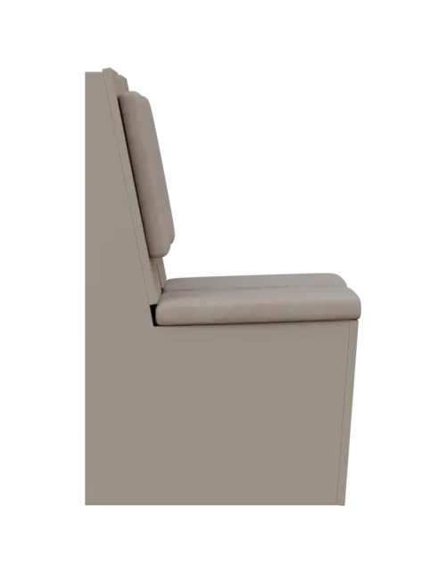 RE LAV - 1200 lavice do čekárny, 2-sedák, 1000x1200x435, pískově béžová, koženka BE 5 - krémová