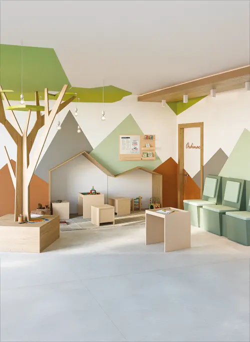 RE ST - 500 stolek odkládací velký, 550x500x500, dub bardolino