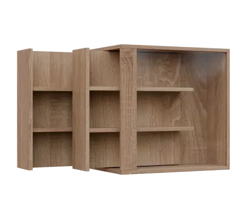 RE VTB - 350 vitrína s bočním výsuvem, 600x600x350, dub bardolino